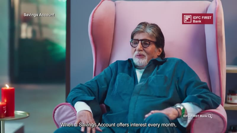 Amitabh Bachchan — IDFC First Bank campaign flyer