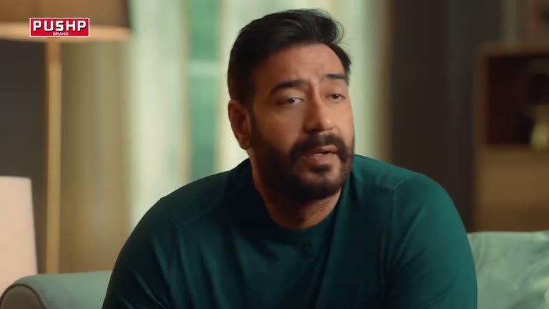 Ajay Devgn — Pushp Masala campaign flyer