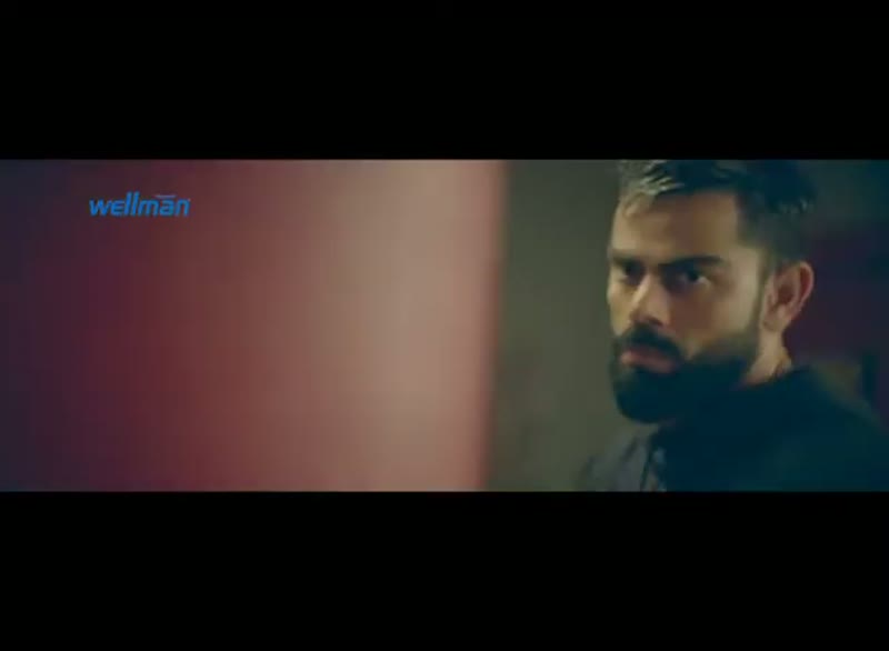 Virat Kohli — Wellman Vitamins campaign flyer